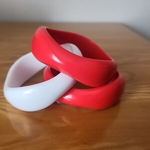 Bangles Red and White